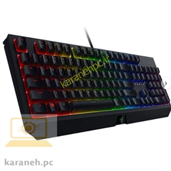 کیبورد مخصوص بازی ریزر مدل BlackWidow Essential Green Switch