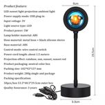 نور ثابت ال ای دی مدل Sunsety Lamp RGB