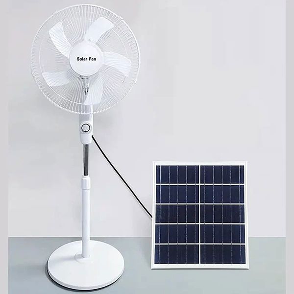 پنکه پایه دار 15 وات وای اس اچ مدل شارژی خورشیدی YSH-SF-0901
