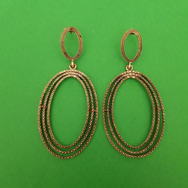 گوشواره زنانه مدل بیضی 04