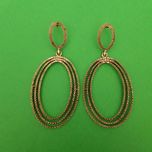 گوشواره زنانه مدل بیضی 04