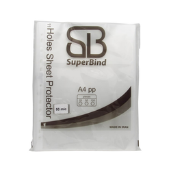 کاور a4 سوپر بایند 50 میکرون بسته 100 عددی