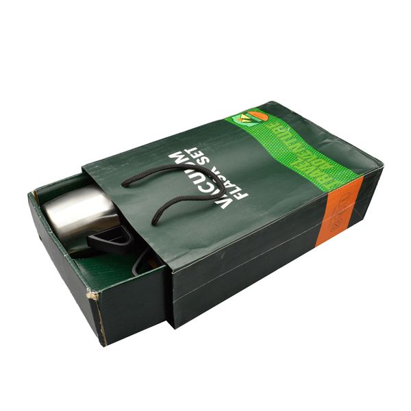 فلاسک مدل GS-M-207384-D1 گنجایش 0.69 لیتر به همراه لیوان سفری