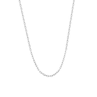 گردنبند طلا  کم اجرت 18 عیار زنانه  مریم اکرمی گلد گالری مدل نازک صدف