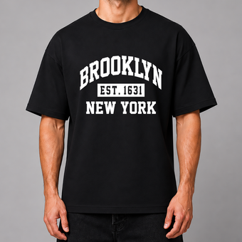 تیشرت طرح بروکلین brooklyn
