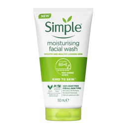 ژل شستشوی صورت مدل Moisturizing سیمپل حجم 150 میلی