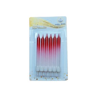 شمع تولد تاپ کندل کد 835 بسته 6 عددی