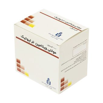 کپسول مولتی ویتامین تراپوتیک ایران دارو بسته 100 عددی*30