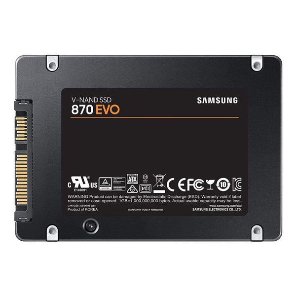 اس اس دی اینترنال SATA III سامسونگ مدل EVO 870 ظرفیت 250 گیگابایت (استوک)