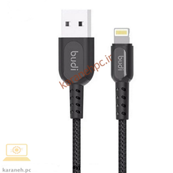 کابل تبدیل USB به لایتنینگ بودی مدل Budi 158L طول 1 متر