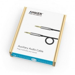 کابل AUX انکر 1.2 متری مدل Anker 3.5 mm Male To Male Audio Cable A7123
