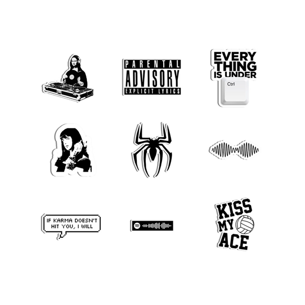 مجموعه استیکر B&W کد 015