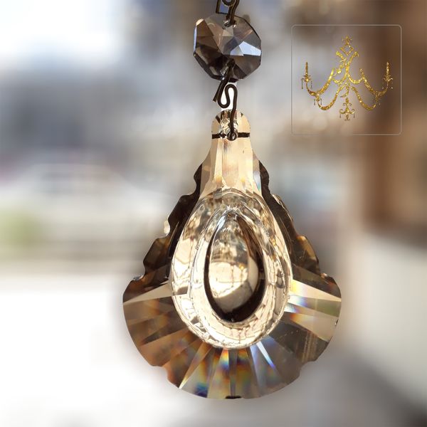 کریستال آویز لوستر کد LA208-T2.5 بسته 7 عددی