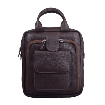 کیف دوشی دست دوز چرمی لیدوما مدل MA -10