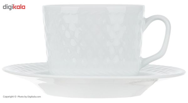 سرویس غذاخوری 102 پارچه 12 نفره چینی زرین ایران مدل رادیانس سفید درجه عالی