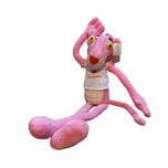 عروسک مدل پلنگ صورتی ارتفاع 55 سانتی متر