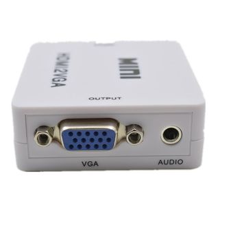 مبدل HDMI به VGA مدل Mini وی نت همراه با کابل صدا