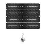 برچسب پارکابی مهدیار طرح کربن کد LCE0027 مناسب برای ایکس تریم مجموعه4عددی به همراه جاکلیدی