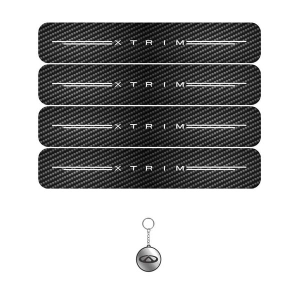 برچسب پارکابی مهدیار طرح کربن کد LCE0027 مناسب برای ایکس تریم مجموعه4عددی به همراه جاکلیدی