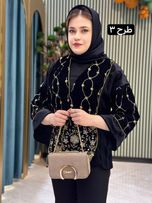 مانتو مخمل سوزندوزی