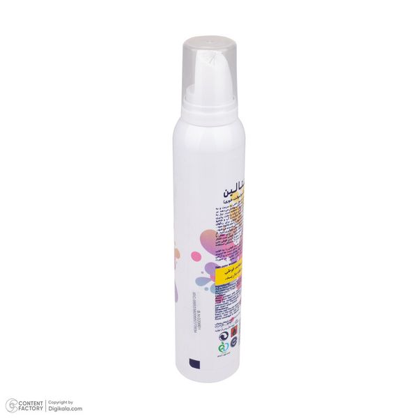 فوم رنگ مو موقت جنتالین مدل G-76 حجم 120 میلی لیتر رنگ بنفش تیره