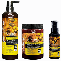 پک شامپو و ماسک مو و روغن آرگان لایتنس اصل