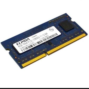 رم لپ تاپ الپیدا ram elpida 4gb pc3L-12800 1600mhz
