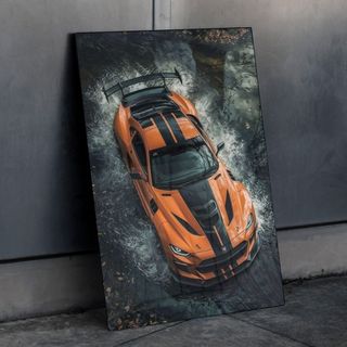 متال پوستر طرح ماشینی کد 92