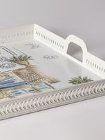 سینی دسته دار مادام کوکو مدل Maison سایز 52*39 سانتیمتر