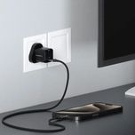 شارژر دیواری 20 وات پاورلوژی مدل PWCUQC016-C به همراه کابل تبدیل  Lightning