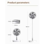 پنکه تاشو شارژی مدل P2000 Folding Fan