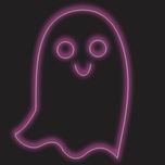 چراغ نئونی دیواری طرح روح خندان 