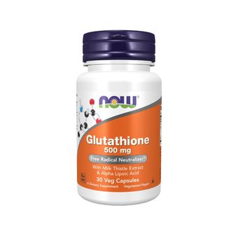 کپسول گیاهی گلوتاتیون 500 میلی‌گرم ناو فودز (NOW Foods Detox Support Glutathione 500mg Veg )