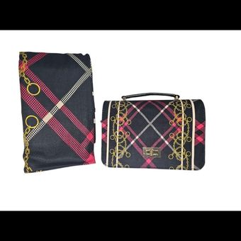 ست کیف و شال طرح زنجیر