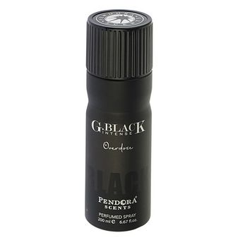 اسپری بدن پندورا مدل G.BLACK حجم 200 میلی لیتر