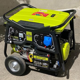 موتور برق بنزینی پوتر 9.5 کیلووات مدل PT21000VES R ATS ریموت‌ دار به همراه تابلو ATS