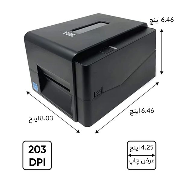 پرینتر لیبل زن حرارتی تی اس سی مدل TE200