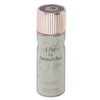 اسپری بدن پاریس کورنر مدل life is beautiful حجم 200 میلی لیتر