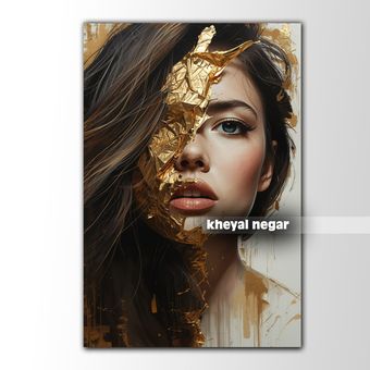 تابلو شاسی هنری خاص مناسب شیک پسندان سایز 60*40 _کد C74