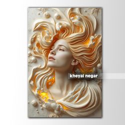 تابلو شاسی هنری خاص، سایز 60*40 سانتی متر _کد C76