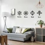 استیکر چوبی مدل عناصر مجموعه 8 عددی