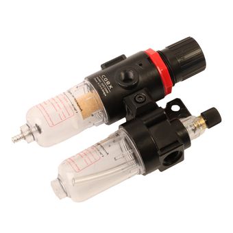 فیلتر رطوبت گیر و رگولاتور کوئکس مدل دوقلو کد AFR2000