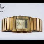 ساعت سویستون بند پهن دو زمانه