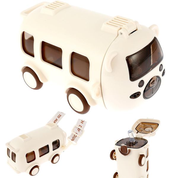 قمقمه کودک مدل اتوبوس گنجایش 0.5 لیتر