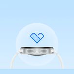 ساعت هوشمند 44 میلی‌متری سامسونگ مدل Galaxy Watch 8 با بند پلاستیکی
