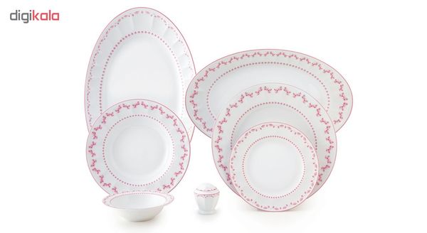 سرویس غذاخوری 29 پارچه چینی زرین ایران سری نئوکلاسیک مدل فرانسیس درجه عالی