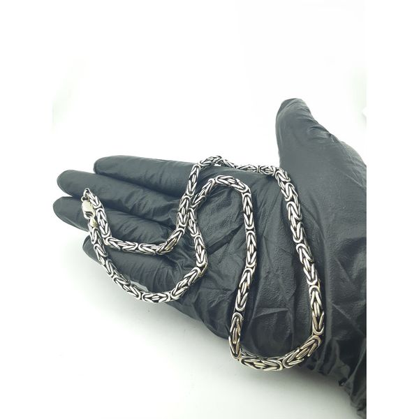 زنجیر نقره مردانه کد marii76.14