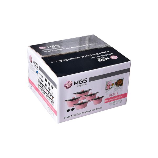 سرویس پخت و پز 12 پارچه ام جی اس مدل KC 1216