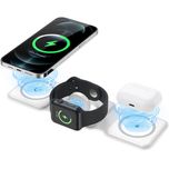 شارژر بی سیم مدل 3in1 magnetic wireless charger