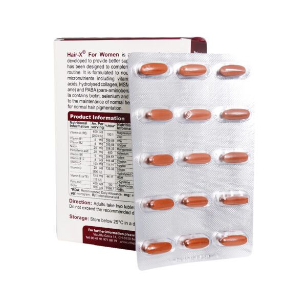 قرص هیر ایکس بانوان ویواتیون بسته 60 عددی